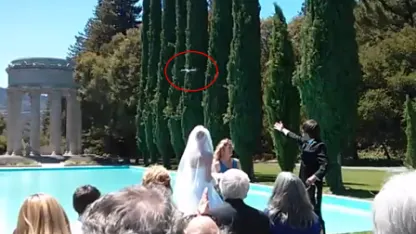 My brother got married this weekend and a drone delivered the rings...