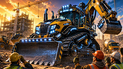 Coolest construction site vehicle: