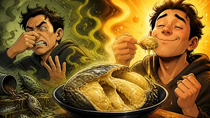 Worst-smelling, best-tasting food: