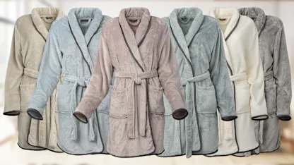Ardour Pipe Hem Velvet Robes