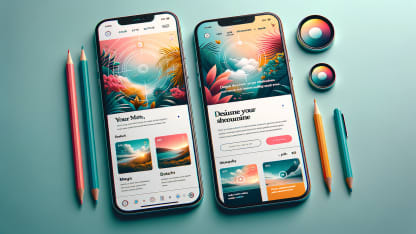 New mobile site layout?