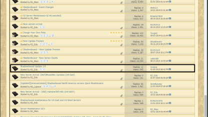 forum suggestion