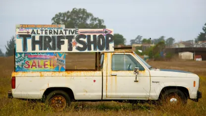 The thrift shops are open! Let's buy stuff!