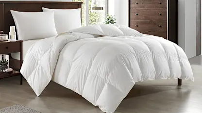 New York & Company Gianna Down & Duck Feather Comforter (Queen or King)