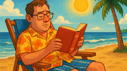 What do you read on vacation?