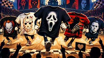 Shirt.Woot Derby: Which Scary Movie Tee Gets Your Vote?