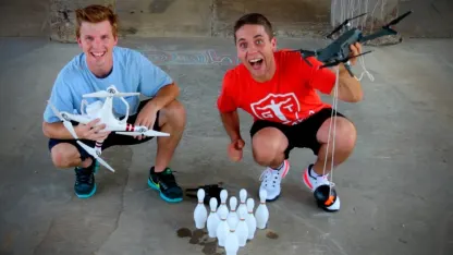 Drone bowling