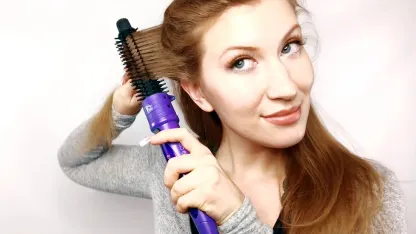 Royale USA Deluxe 3-in-1 Heated Styling Brush, Comb, & Curler
