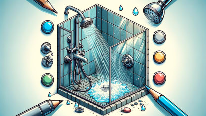 A shower is: