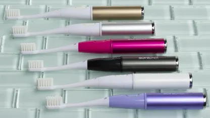 3-Pack: Sonicket Sonic Toothbrushes with Optional Extra Brush Heads