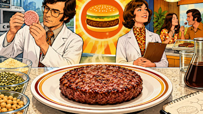 The experimental fake meat of the '70s
