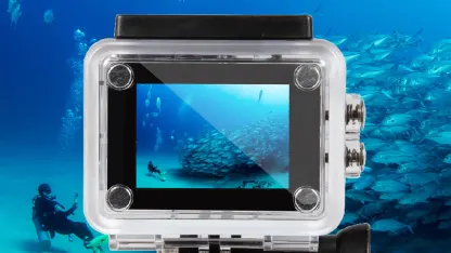 iJoy Visionne 4K Action Camera with 2" Colored Touch Screen and Waterproof Case