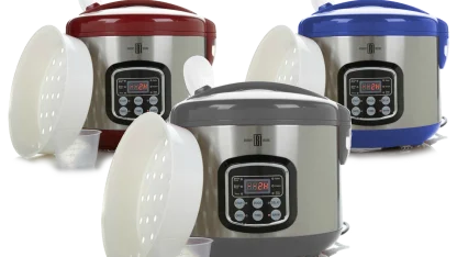 Robert Irvine 5-in-1 Digital Programmable 10-cup Multi-Cooker (Open Box)