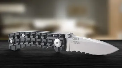 2-Pack: CRKT Ruger Go-N-Heavy Compact Veff Serrated Knives