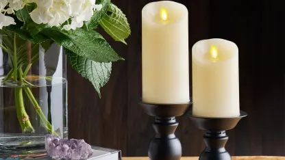 2-Pack: Luminara Ivory Flameless Candles (4.5" or 6.5")