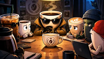 Emergency meeting of the Secret-Not-So-Secret coffee club