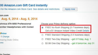 Meh-athon day shipping faster than amazon prime day shipping