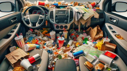 How messy is your car?