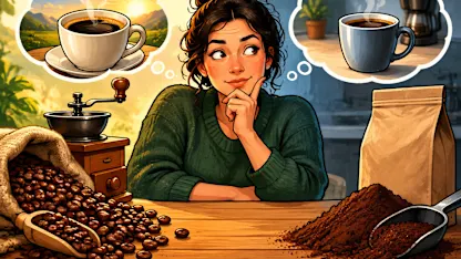 Whole bean or pre-ground coffee?