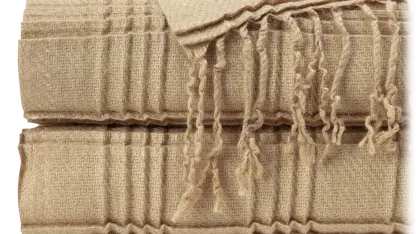 2-Pack: Chanasya Pleated Plaid Throw Blanket