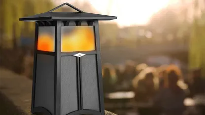 2-Pack: Acoustic Research Santa Cruz 30-Watt Wireless Outdoor Speaker Lanterns