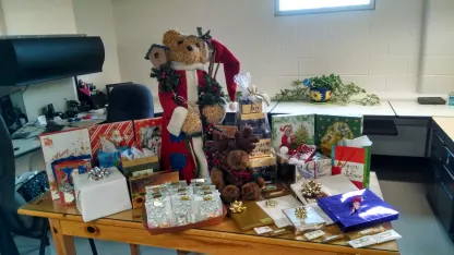 So we've talked about giving holiday gifts to your pets-- do you give holiday gifts at work?
