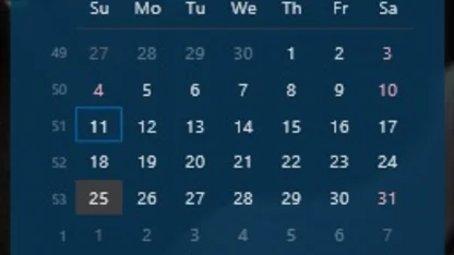 My calendar is borked.