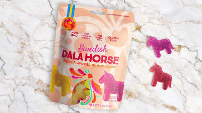 10-Pack: Candy People Swedish Dala Horse Gummies (4 oz, 2.5lb total)