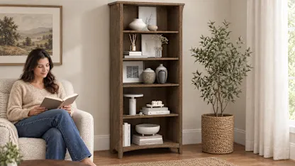 Bush Home Salinas Tall 5 Shelf Bookcase