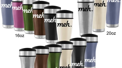 Defaced Double-Wall Insulated Stainless Steel Tumbler
