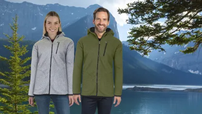 2-Pack: Men's or Women's Sherpa Lined Heavyweight Fleece Hoodies