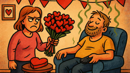 Happy Valentines Day Honey! You Stink!