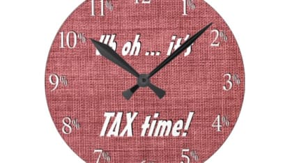 uh-oh, taxes!