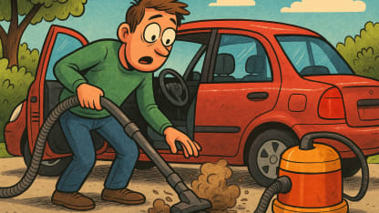 How often do you vacuum out your car?
