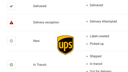 Interesting shipping status