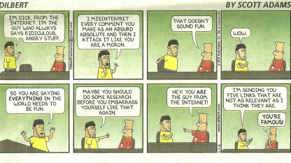 Dick, from the internet.