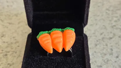 Today is our 49th anniversary, so I bought my wife a three carrot ring.