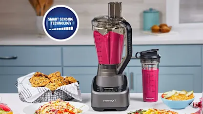 PowerXL SensiMax 1500W Blender & Food Processor with Travel Cup
