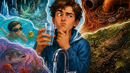 My tap water tastes: