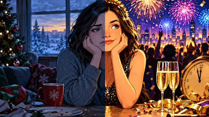 New Years Eve: sad end to the holiday season or spectacular finale? (Support your answer in the comments.)