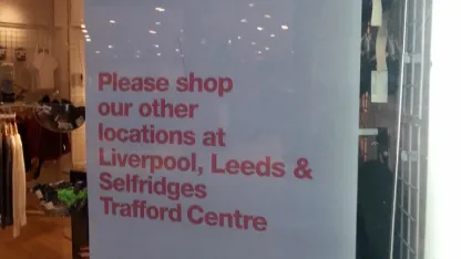 So, american apparel is closing down.