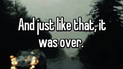 And Just Like that it was over