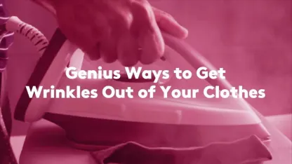 How do you get wrinkles out of your clothes?