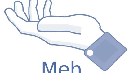 The meh button