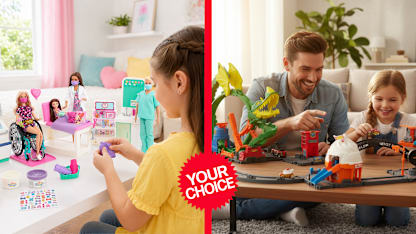 Your-Choice: Hot Wheels or Barbie Bundle Playsets