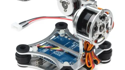 new version of eachine 2d aluminum gimbal