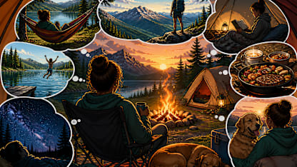 When I go camping, I want: