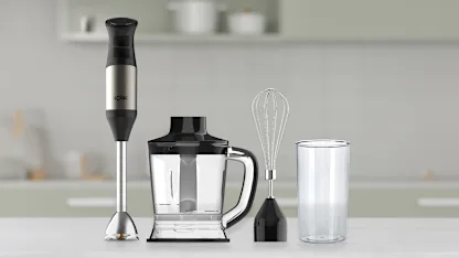 SOLAC 1.7L Temperature Select Glass Kettle or 1000W Hand Blender + Accessories
