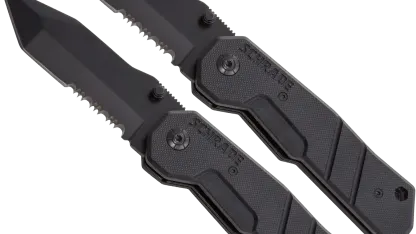 2-for-Tuesday: Schrade G10 Tanto Serrated Knife