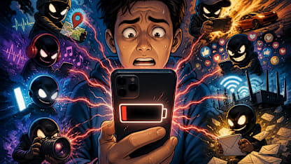 Why does my phone battery suddenly drain so fast?